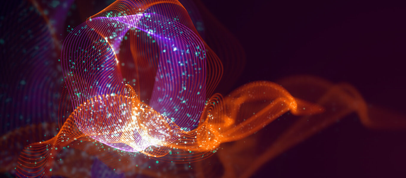 3D rendering of abstract structure